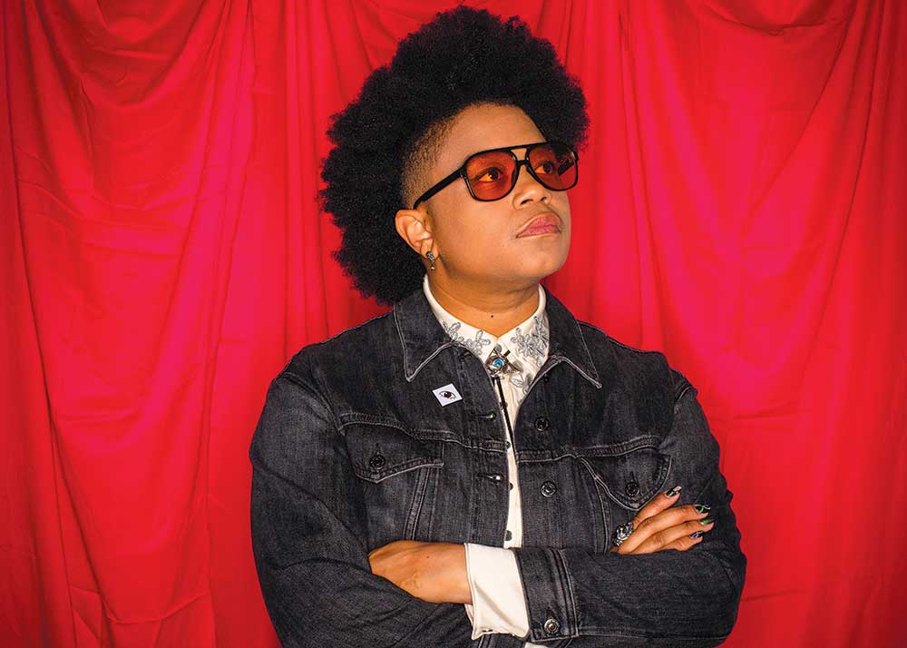 The Express Way With Dulé Hill on PBS. Pictured: Singer-songwriter Amythyst Kiah meets with Dulé Hill in Tennessee.