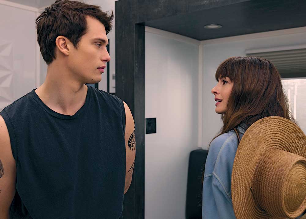 The Idea of You on Prime Video. Pictured: Anne Hathaway and Nicholas Galitzine.