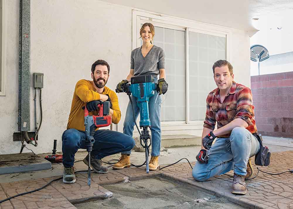 Celebrity IOU on HGTV. Pictured: Mandy Moore created a new outdoor patio for her longtime friend when she guest-starred on Celebrity IOU.