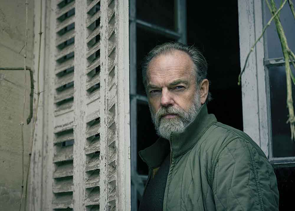 Slow Horses on Apple TV+. Pictured: Hugo Weaving joins the cast as a CIA operative who’s gone rogue.