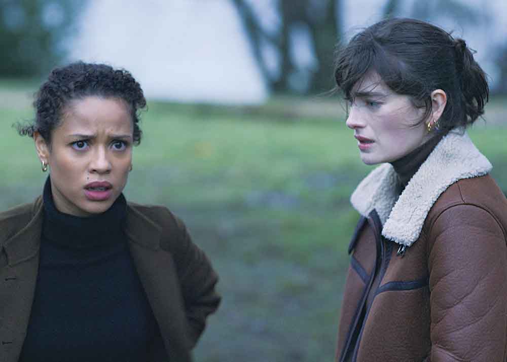 Surface on Apple TV+. Pictured: Sophie (Gugu Mbatha-Raw) learns more about her past from Eliza (Millie Brady).