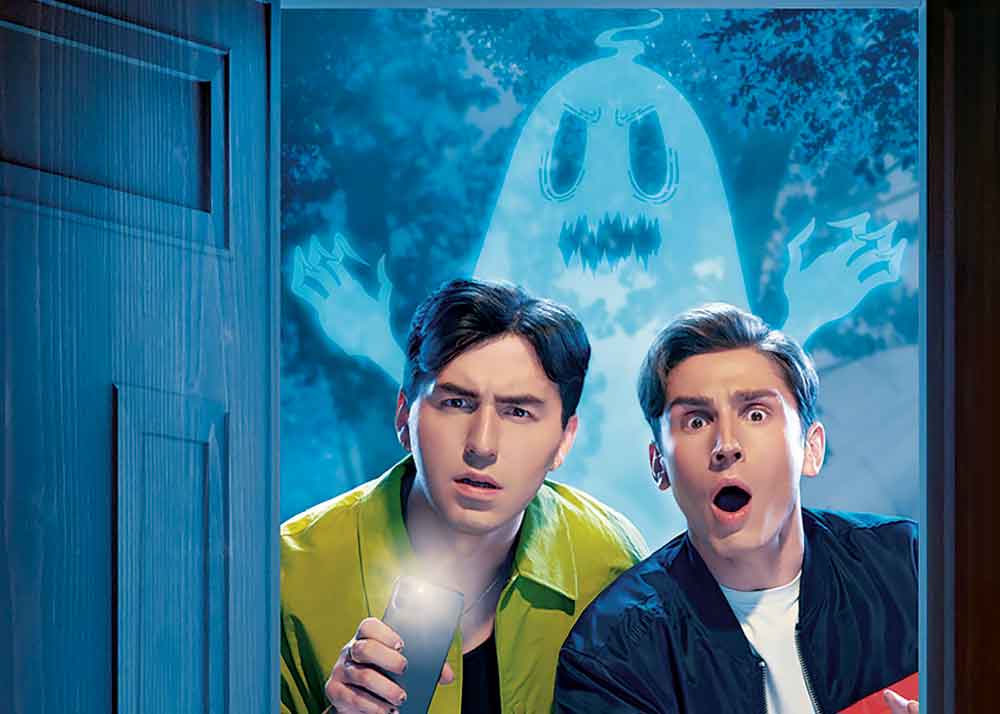 Ghosting with Luke Hutchie and Matthew Finlan on CBC. Pictured: Luke Hutchie and Matthew Finlan.