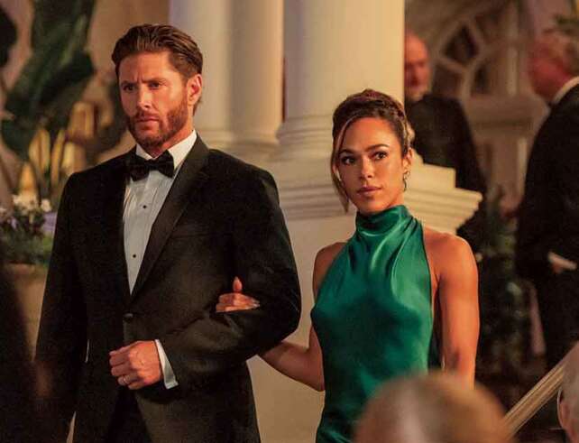 Countdown on Prime Video. Pictured: Jensen Ackles and Jessica Camacho star as a pair of law enforcement agents trying to head off a terror attack that could kill millions.