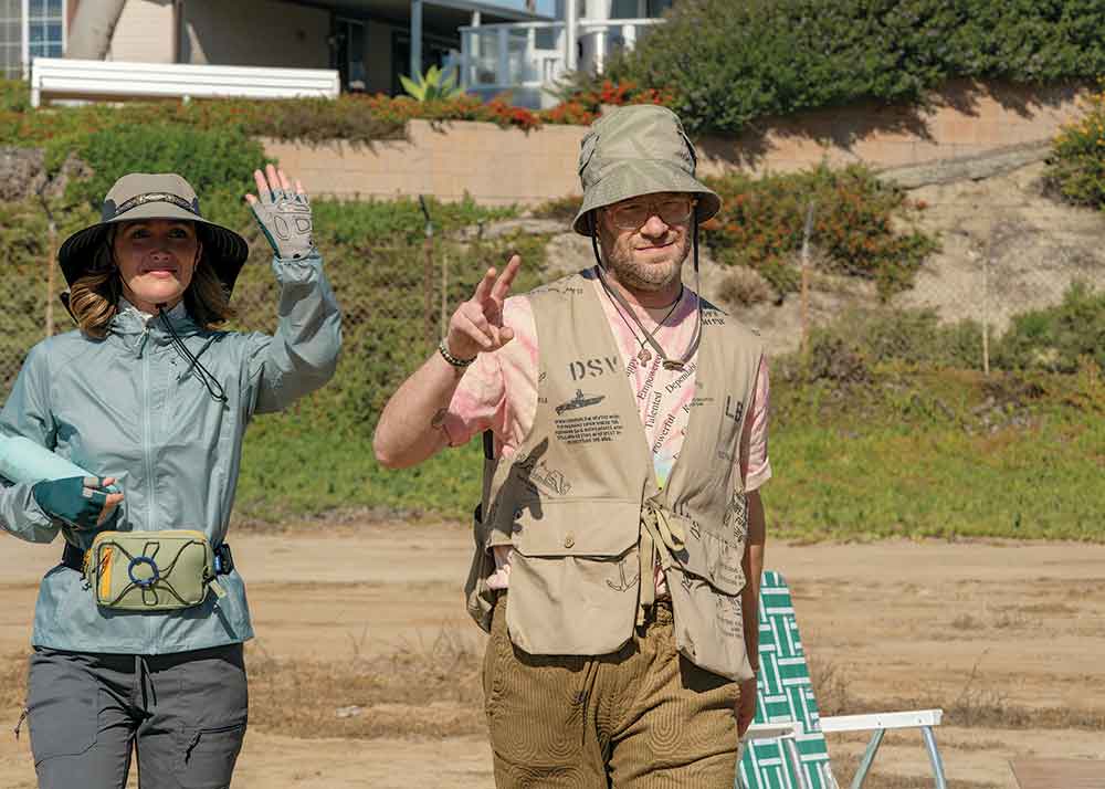 Platonic on Apple TV+. Pictured: Rose Byrne and Seth Rogen.