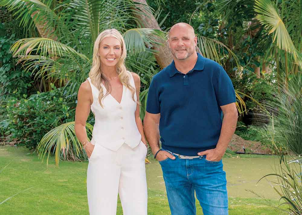 Building Baeumler on Home Network. Pictured: Sarah and Bryan Baeumler.