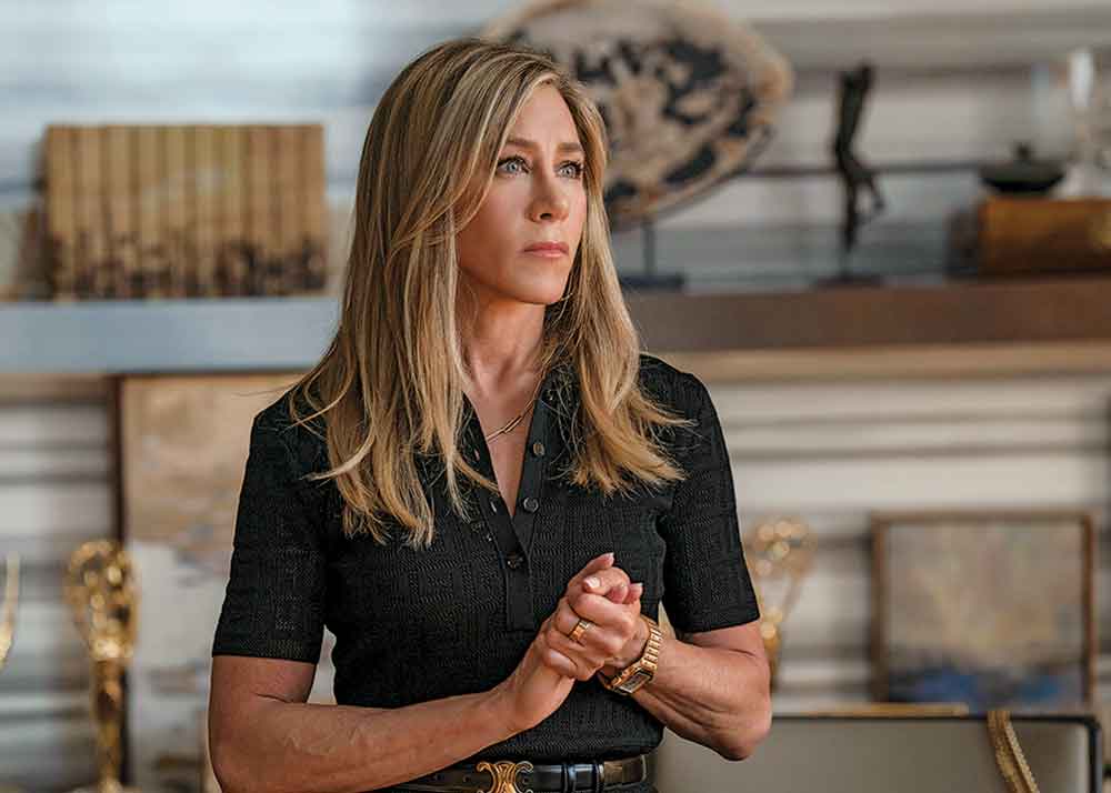 The Morning Show on Apple TV+. Pictured: Alex Levy (Jennifer Aniston) discovers that behind-the-scenes dealings at the network are far more complex than her former on-air role.