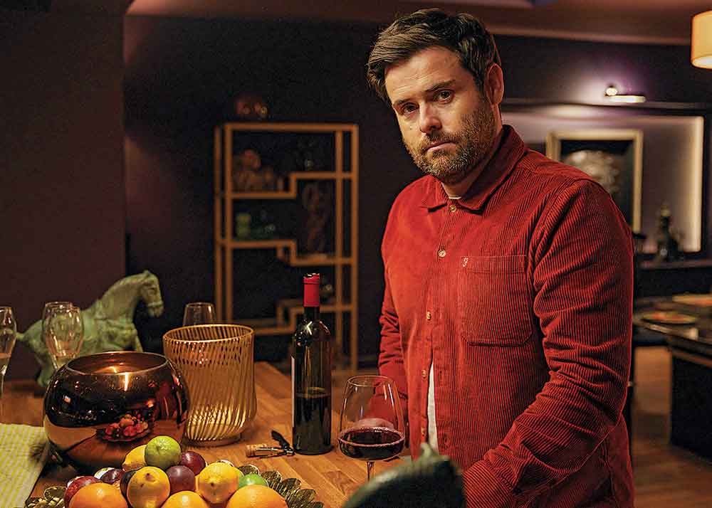 Am I Being Unreasonable? on BBC First. Pictured: David Fynn as Alex, a man who has a profound impact on Nic and is, in many ways, the inciting incident for the Hitchcockian turn her life takes.
