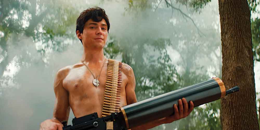 Boots on Netflix. Pictured: Parenthood alum Miles Heizer as Cameron Cope, a young Marine recruit who learns a lot about himself in boot camp, even as he’s forced to hide his homosexuality.