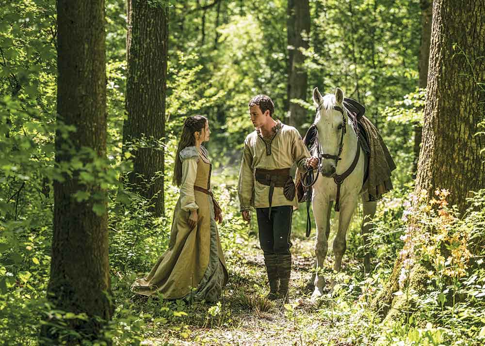 Robin Hood on Super Channel Fuse. Pictured: Jack Patten as Rob and Lauren McQueen as a young maid Marion.
