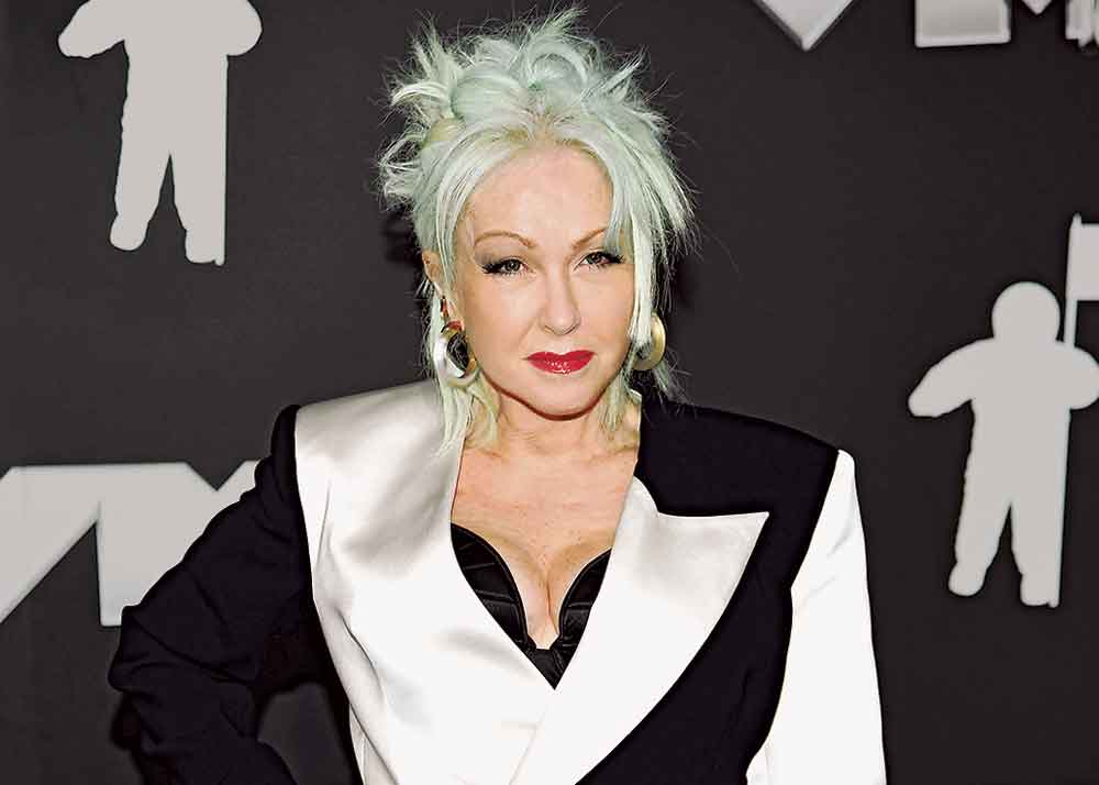 Rock and Roll Hall of Fame Induction Ceremony on Disney+. Pictured: inductee Cyndi Lauper.