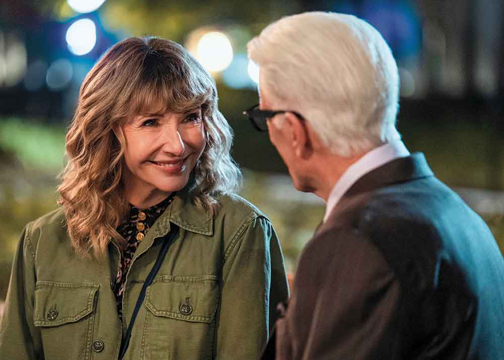 A Man on the Inside on Netflix. Pictured: Mary Steenburgen as Mona.