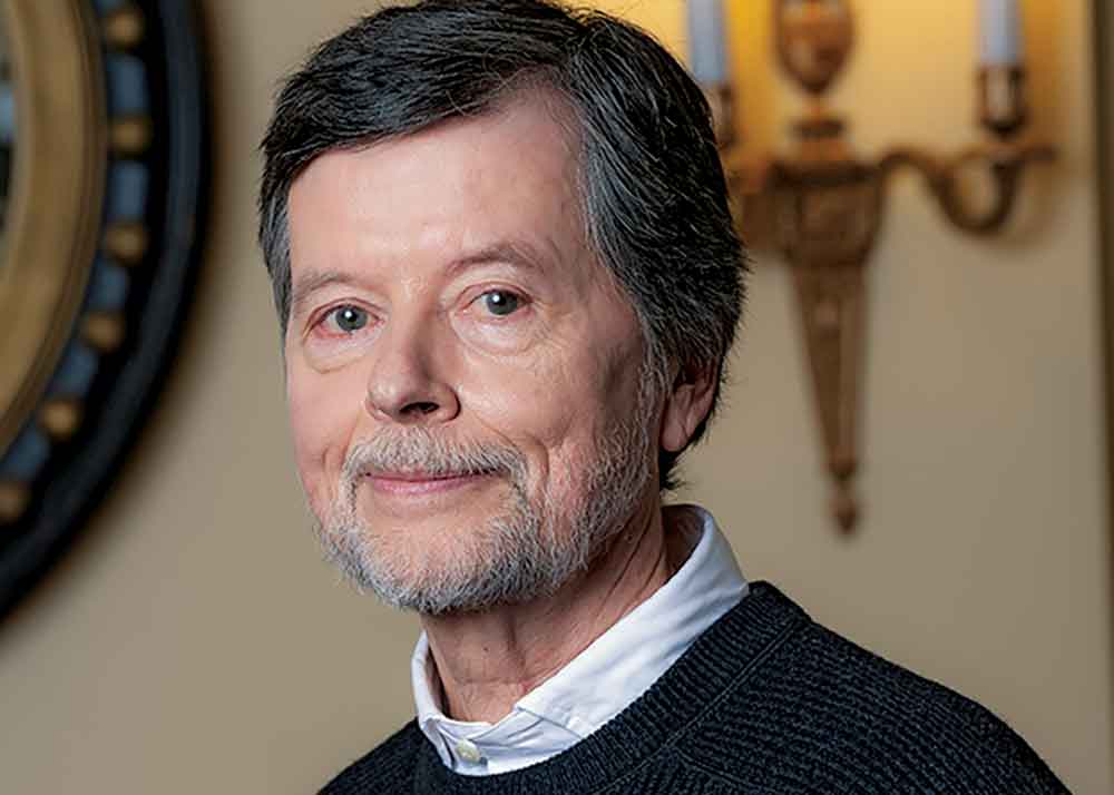 The American Revolution on PBS. Pictured: Ken Burns has been working on his latest documentary, The American Revolution, for more than a decade.