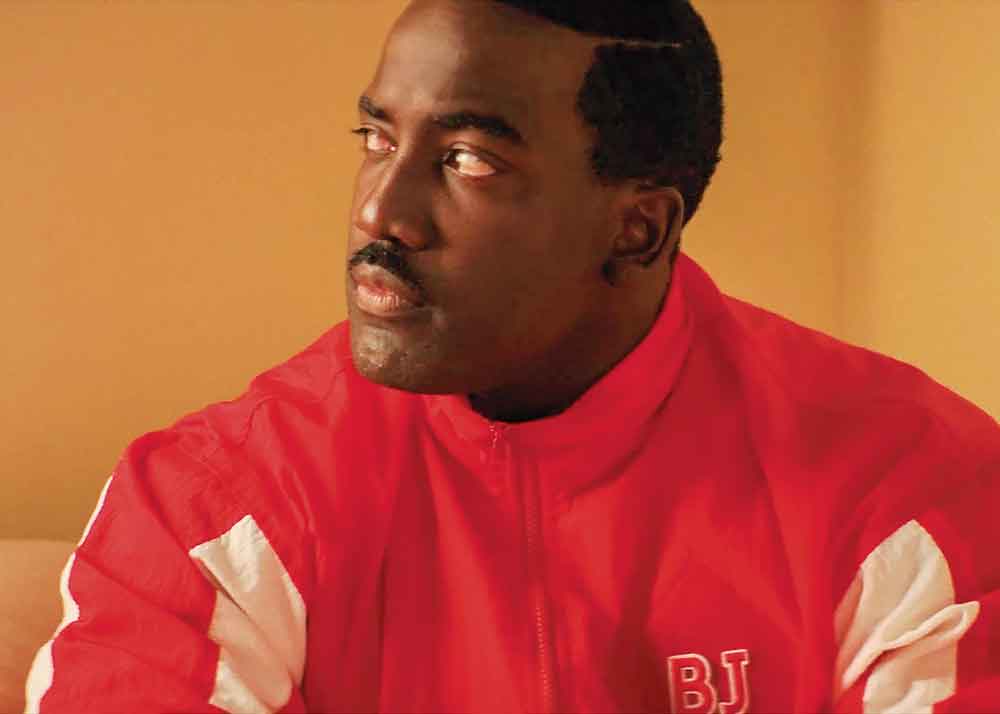 Hate the Player: The Ben Johnson Story on GameTV and Paramount+. Pictured: Shamier Anderson as Ben Johnson.