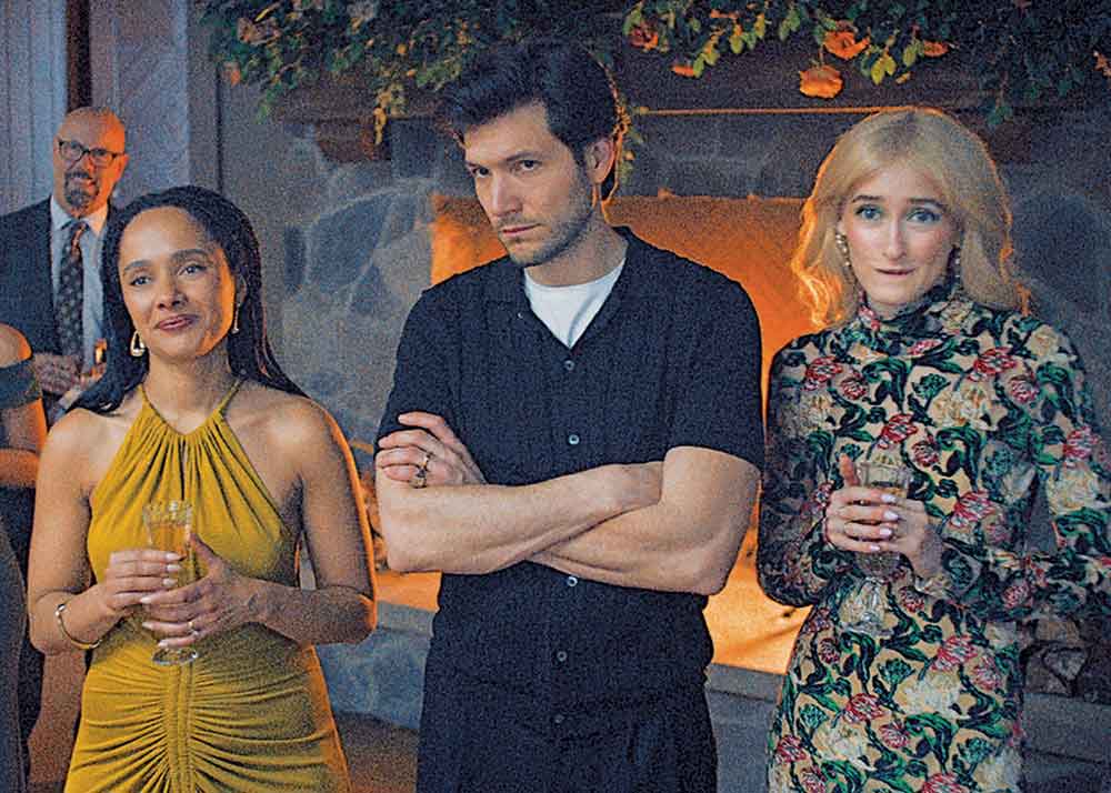 Something Very Bad Is Going to Happen on Netflix. Pictured: Jeff Wilbusch plays Jules Cunningham, elder brother of groom-to-be Nicky — a complicated man who is more than the monster he initially seems.
