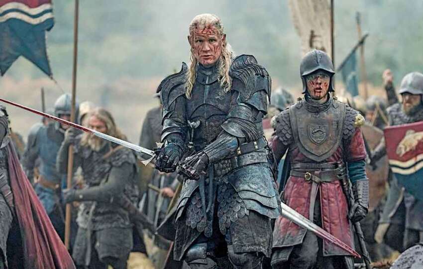 House of the Dragon on HBO Canada. Pictured: Rogue royal Prince Daemon Targaryen (Matt Smith) has become an “agent of chaos” in the series’ third season.