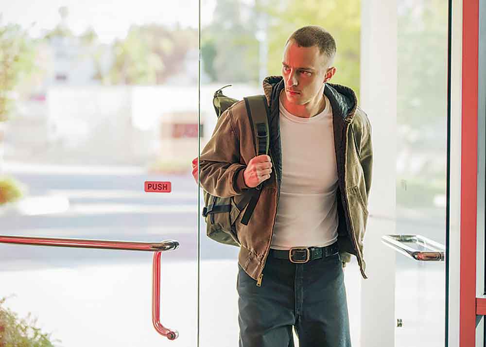 Lucky on Apple TV. Pictured: Drew Starkey is Lucky’s husband Cary, who doesn’t endear himself to his new bride when he vanishes with the cash they’ve stolen.