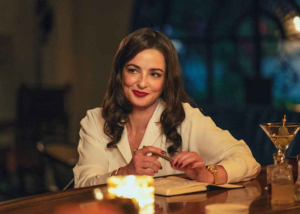 Sugar on Apple TV. Pictured: Outlander alum Laura Donnelly plays Charlotte, a mysterious addition to the second season of Sugar.